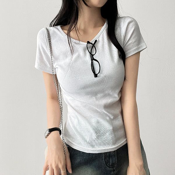 hijjoo（ハイチュー）の「Wond 365 Daily Plain Short Sleeve Tee（Tops）」