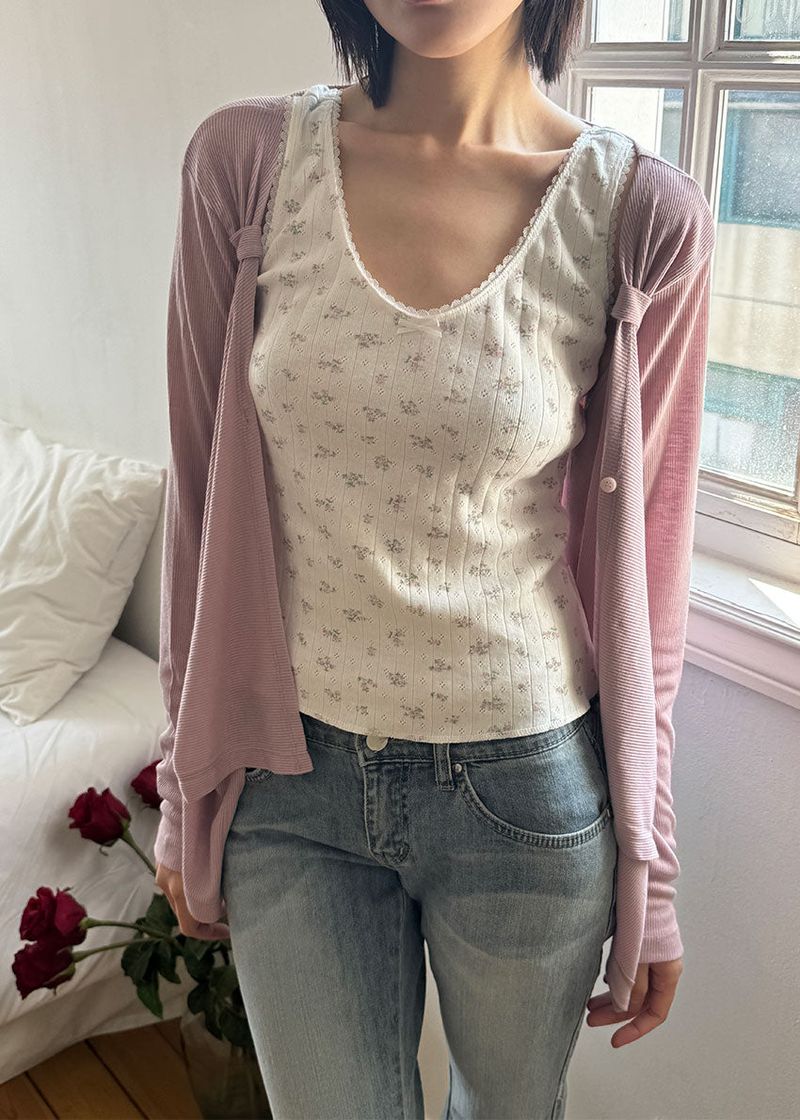 BLOSSOM PUNCHING SLEEVELESS
