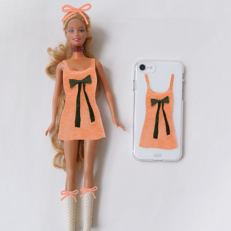 ribbon dress jellyhard case