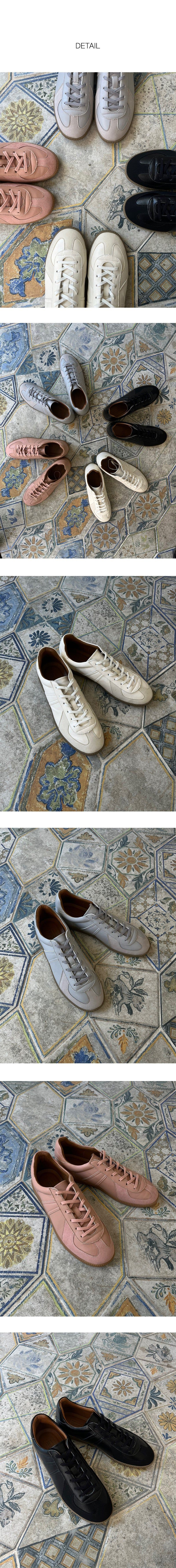 [HANDMADE] Daily round sneakers(4color)