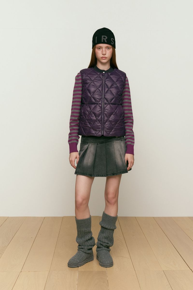 KIRSH CLOUD DOWN VEST [DARK PURPLE]