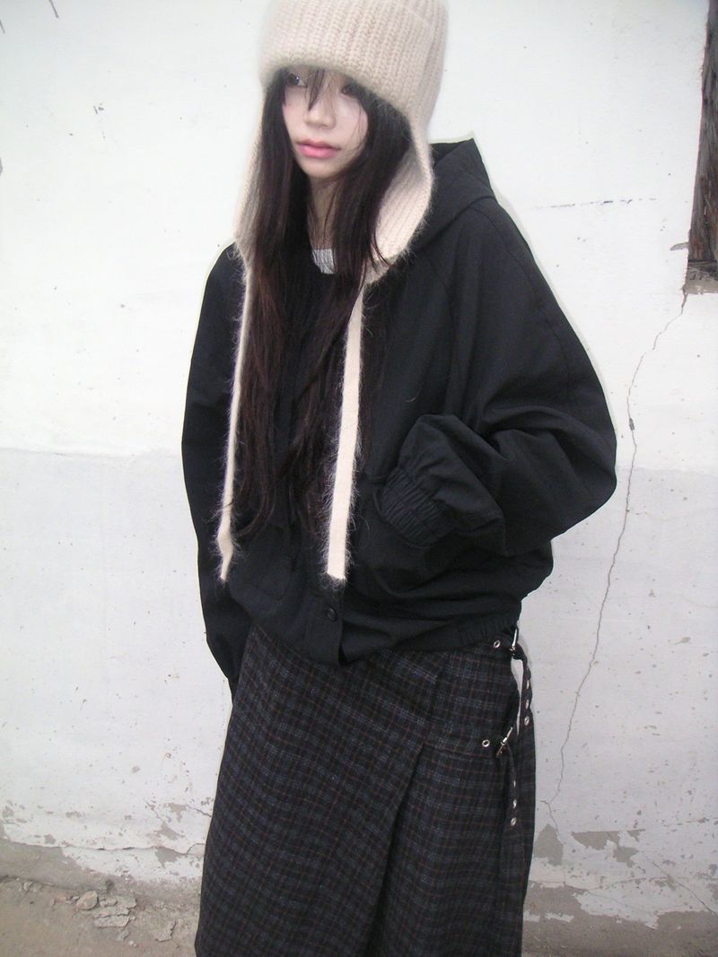 unbal wrap skirt
