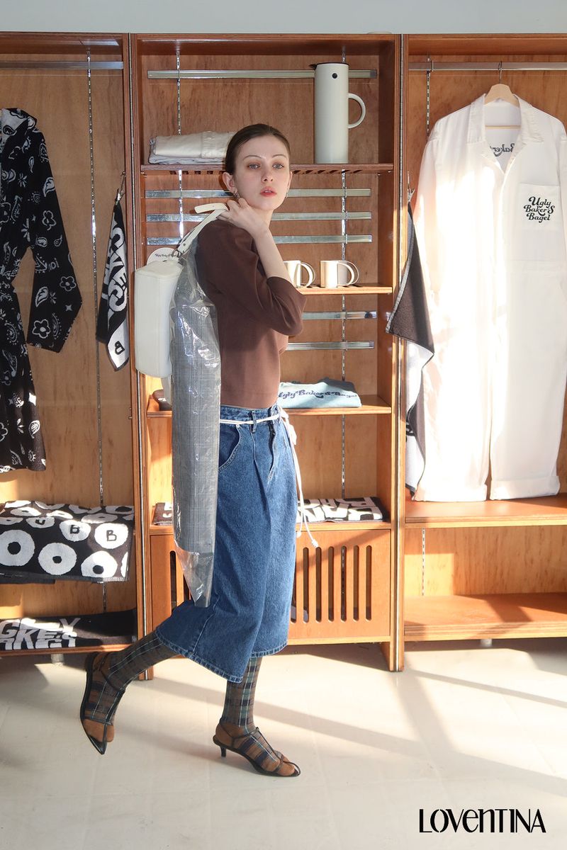 SILKET BIO 3/4 TOP_BROWN