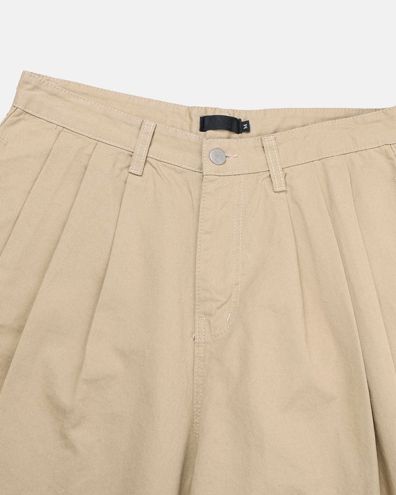 Raon Three Tuck Balloon Cotton Pants