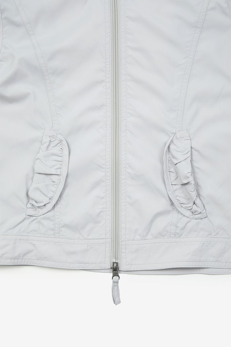 Sio pocket shirring windbreaker jumper