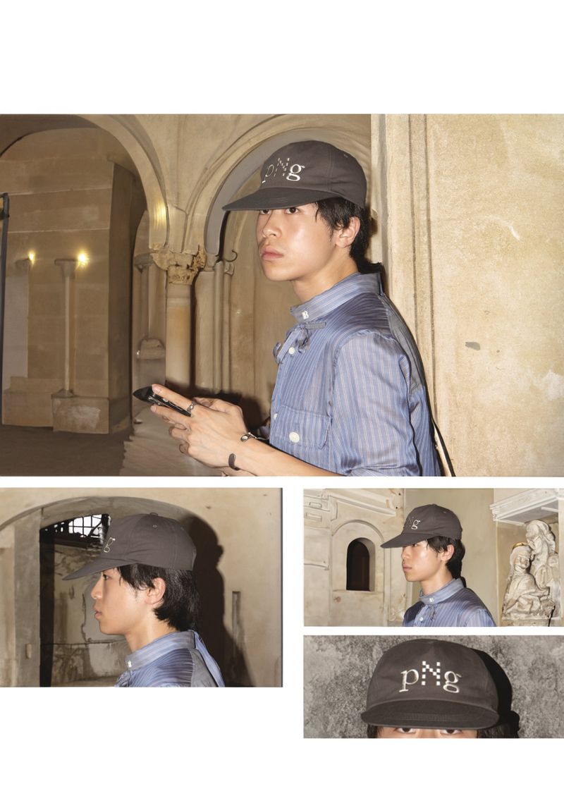 PNG LOGO CAP - CHARCOAL