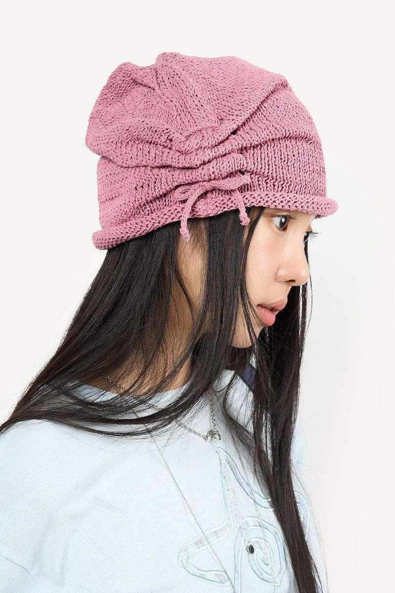 Raucohouse（ラウコハウス）の「ストリングロールアップサマービーニー（帽子）」