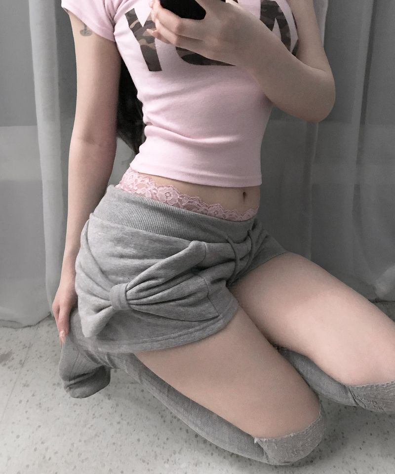 レース レイヤード インナー パンツ(6colors)