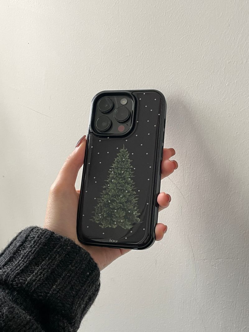 snow tree epoxy case