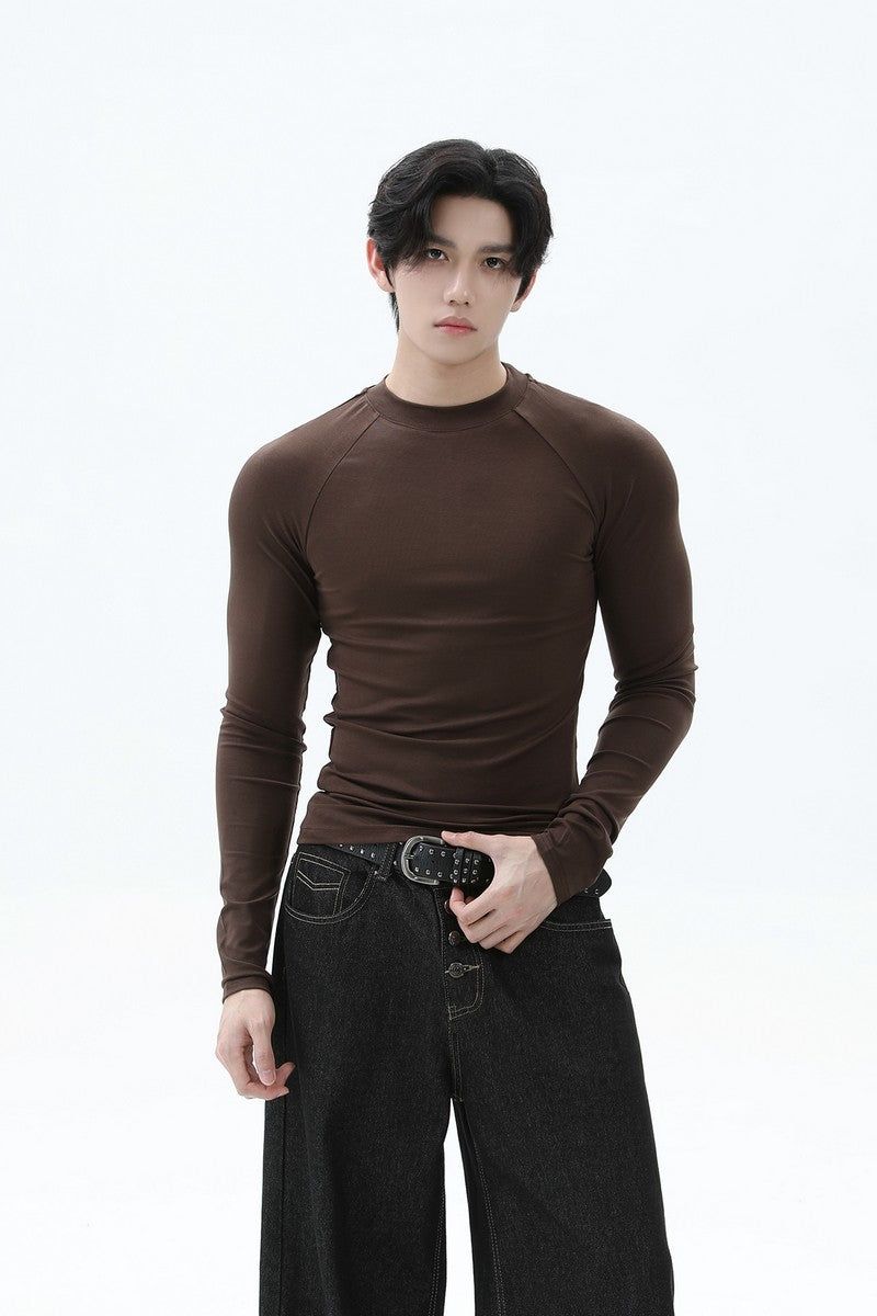 TURNTIDE（ ターンタイド）の「Slim Fit Raglan Gym Tee（Tops）」