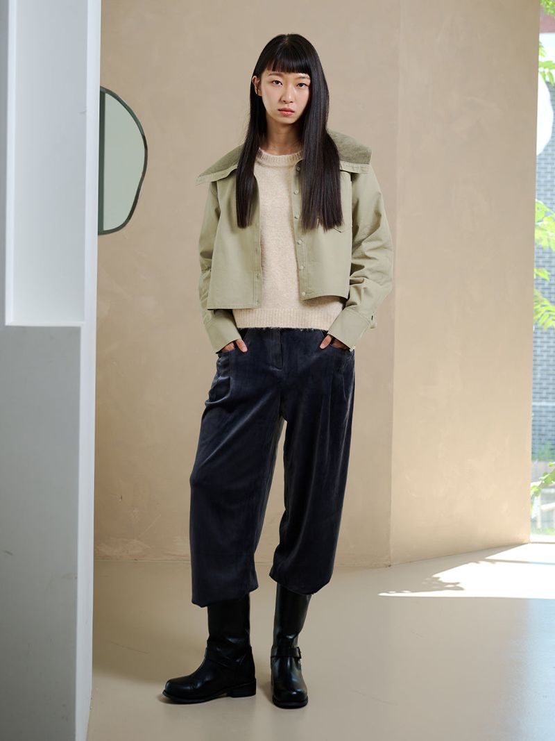 BELT STRING SUEDE PANTS