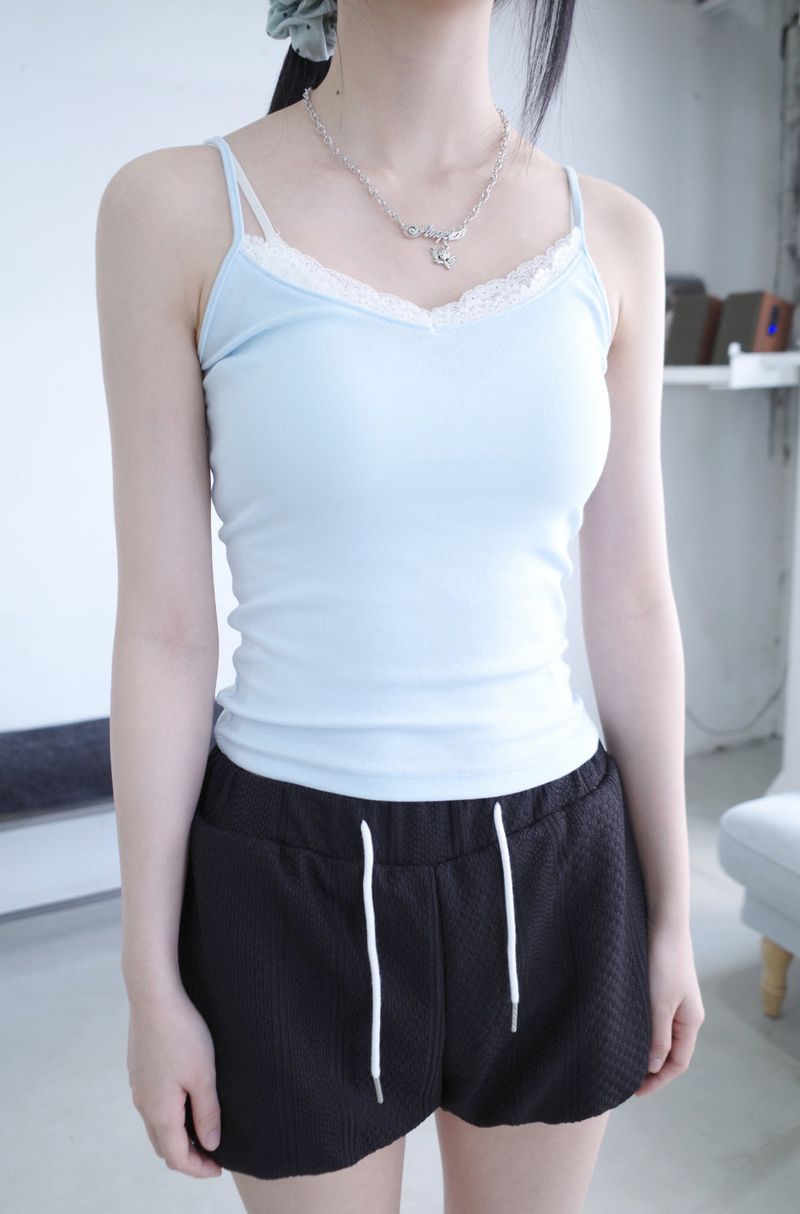 myorang（ミョラン）の「ハーピーレーススリーブレス（4color）（Tops）」