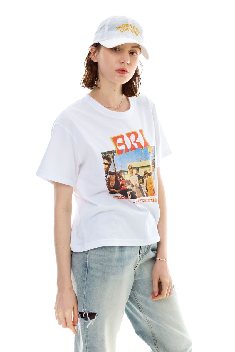 NAUGHTY PRINTING T-SHIRT