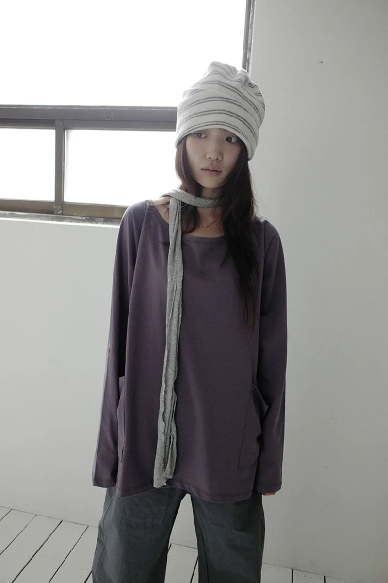 mute cotton pants (3c)