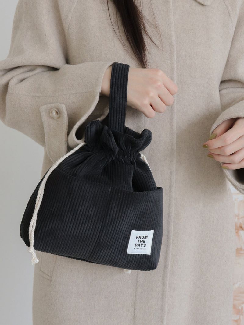FROM THE DAYS（フロム ザ デイズ）の「【MADE】Corduroy Pouch Bag - Black（Bags）」