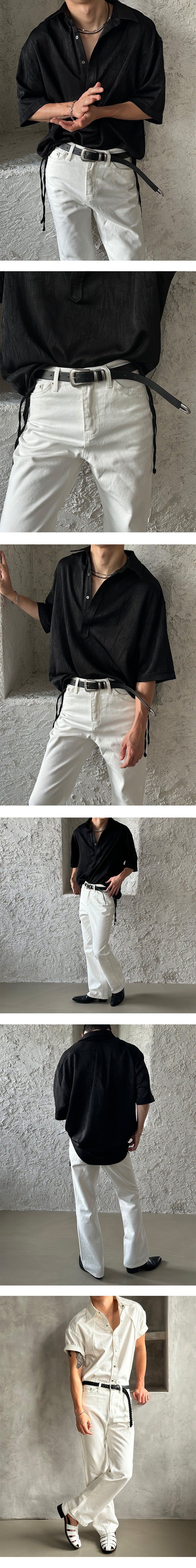 [UNISEX] Basic flare boots cut pants (2color)