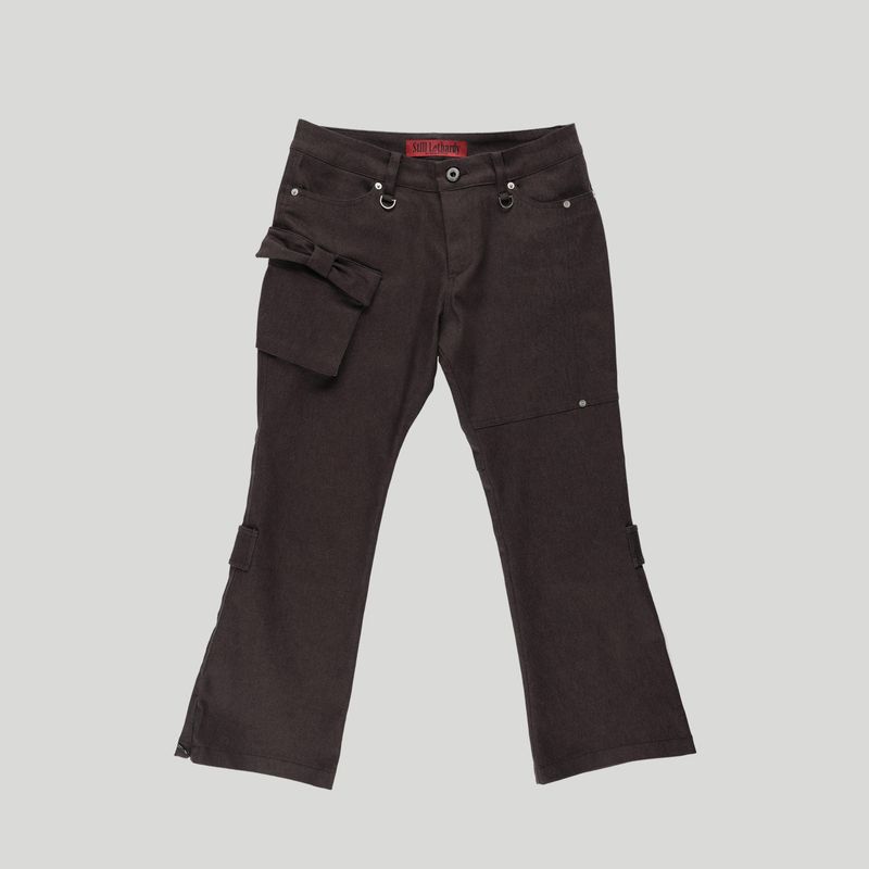 RIBBON POCKET ANKLE PANTS