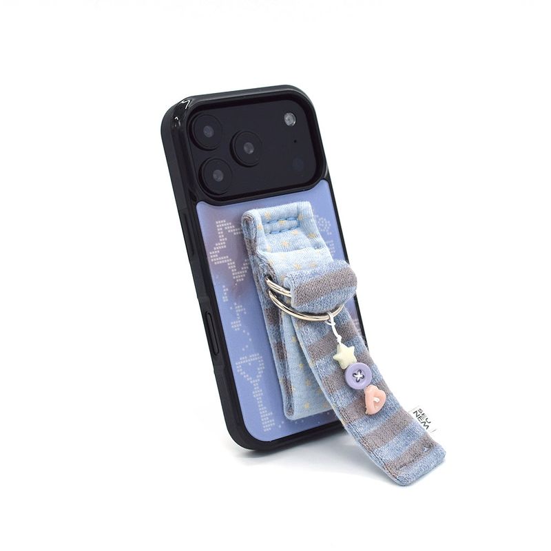 SUN CASE BUTTON BELT BLUE