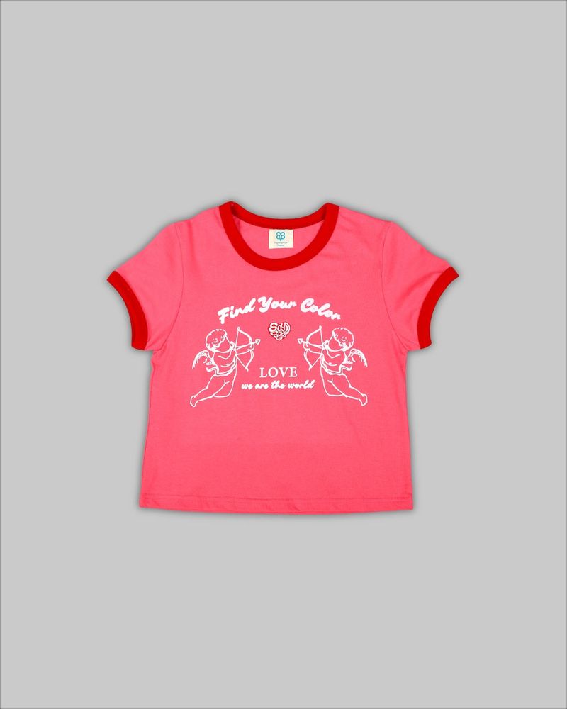 SAYSAYSAY（セイセイセイ）の「ANGEL RINGER T-SHIRT (CROP FIT)（Tops）」