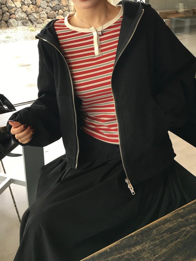 Very Striped Button Long Sleeve (3c)