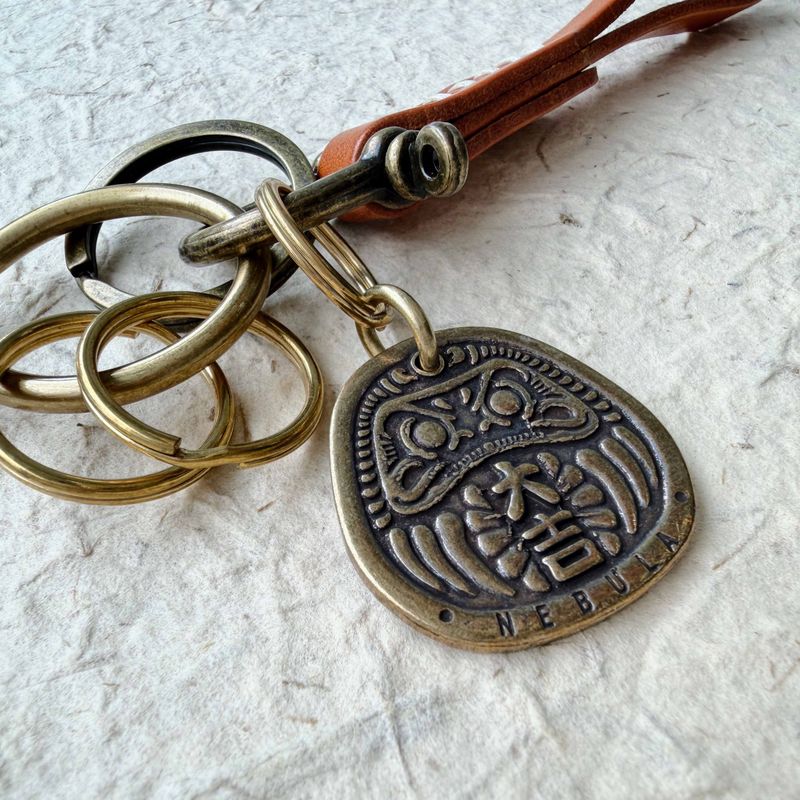 Daruma Relic Keychain