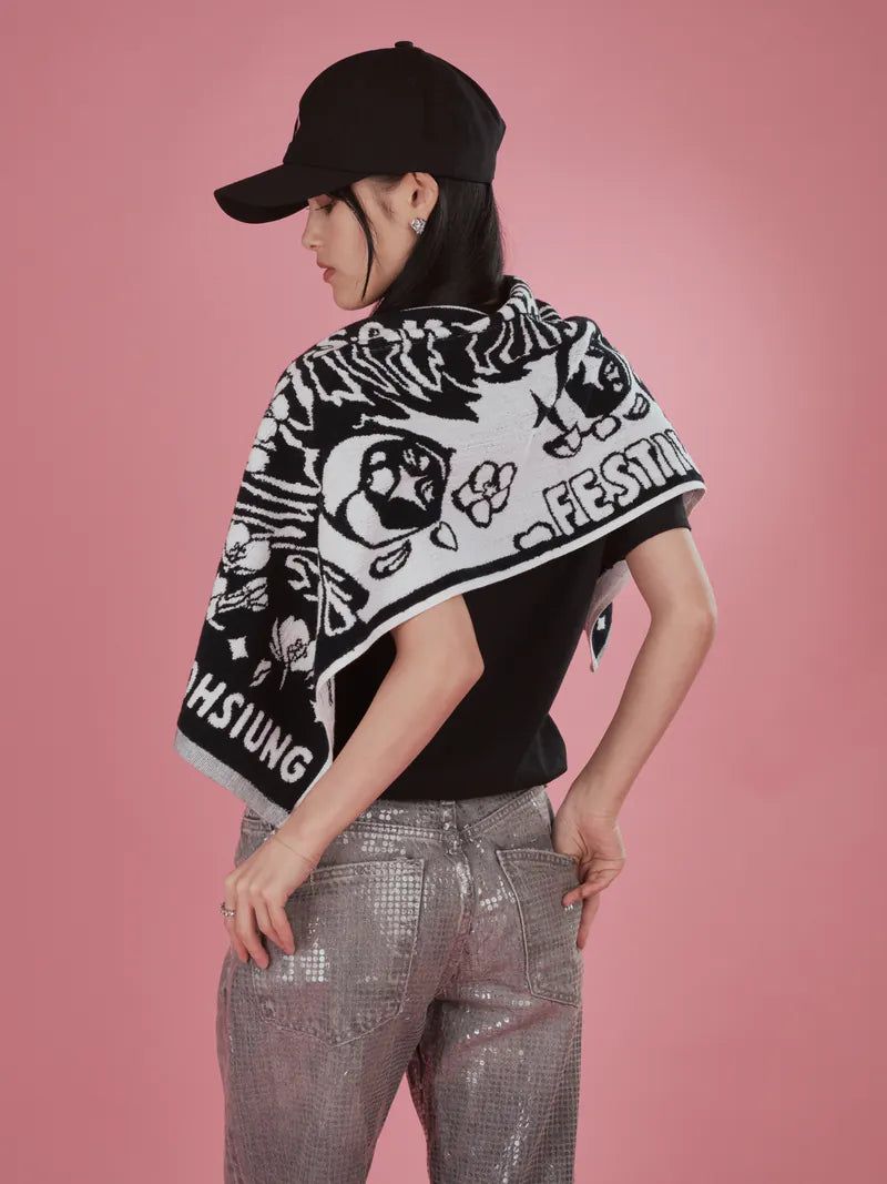 Sakura Black Cap