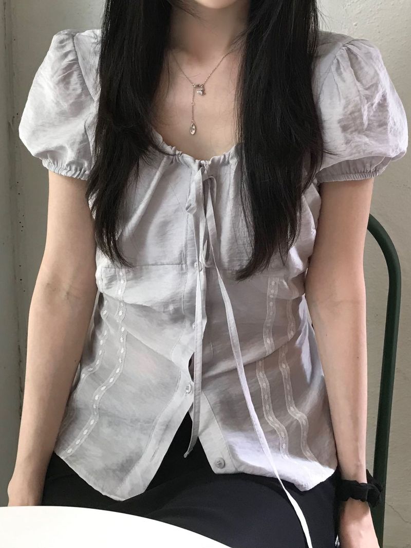 Raina Puff Blouse (2 colors)