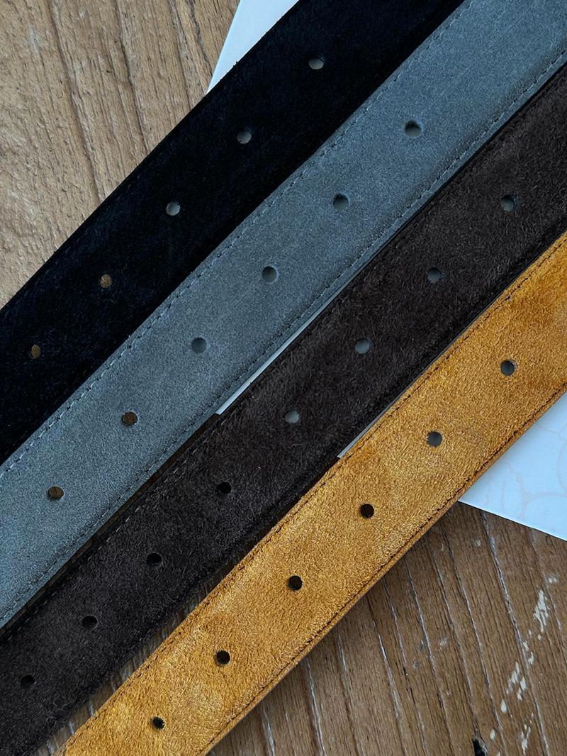 ASCLO 30 Suede Volume Belt (4color)