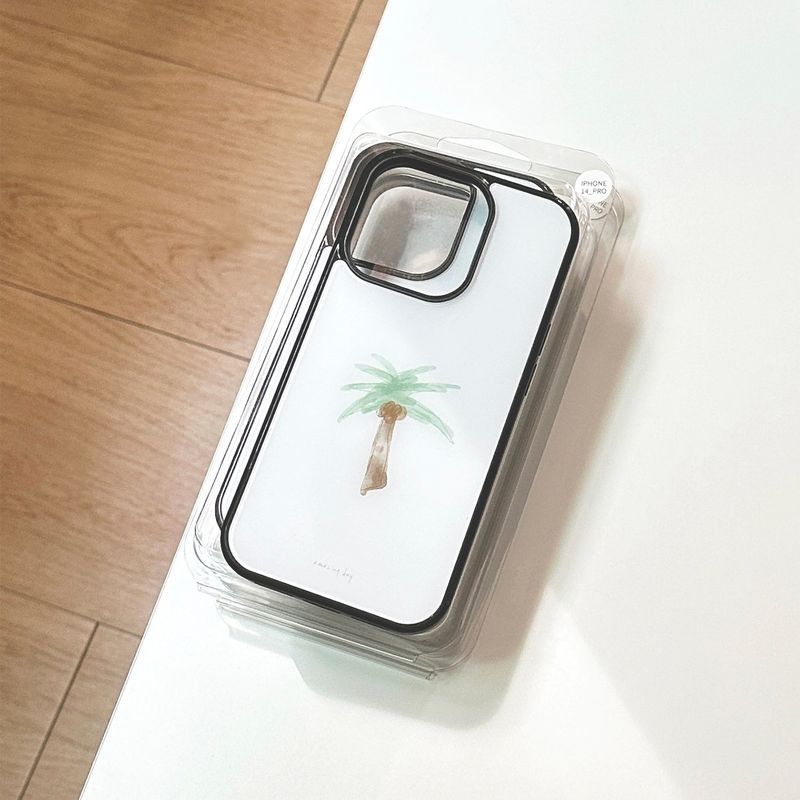 [made] coconut palm tree (epoxy bumper case)
