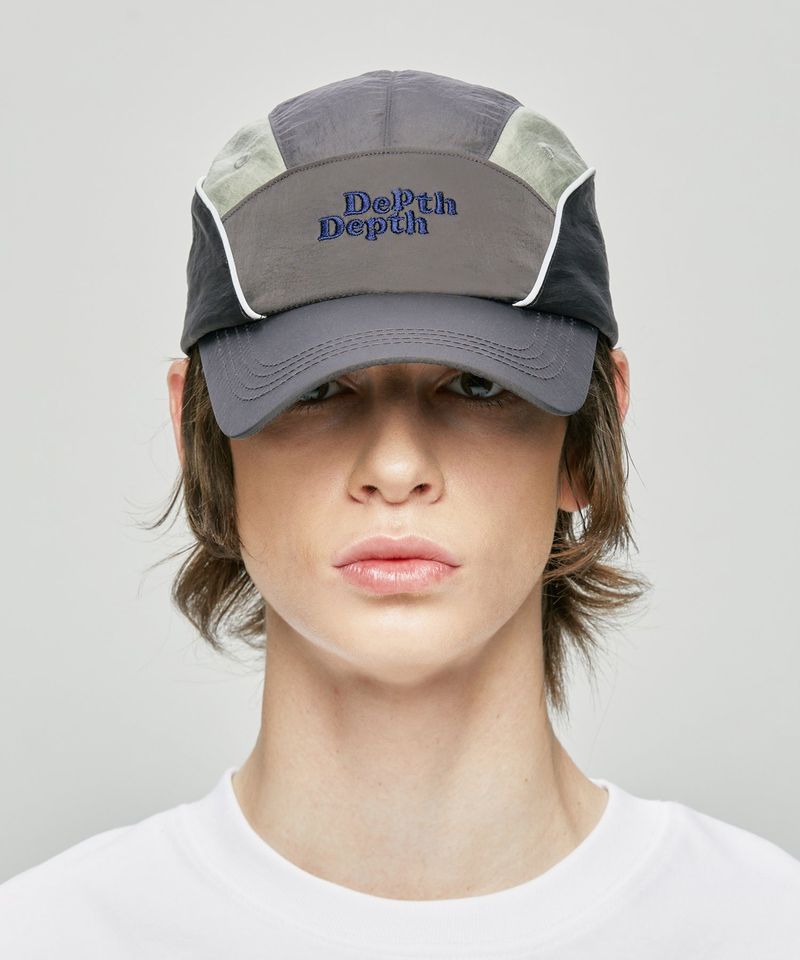 S SY(エスエスワイ)の「Depth Nylon 7 Panel Cap Light Charcoal(Hats)」