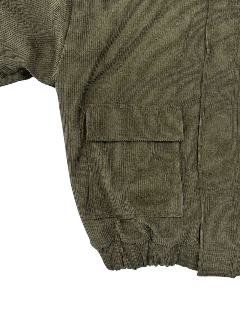 Moss Corduroy Hooded Jacket (3 Colors)