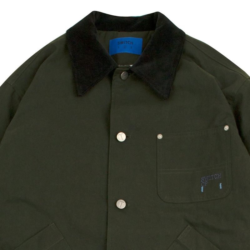 WIDE POCKET WORK JACKET (UNISEX)_SYF3JK02KK
