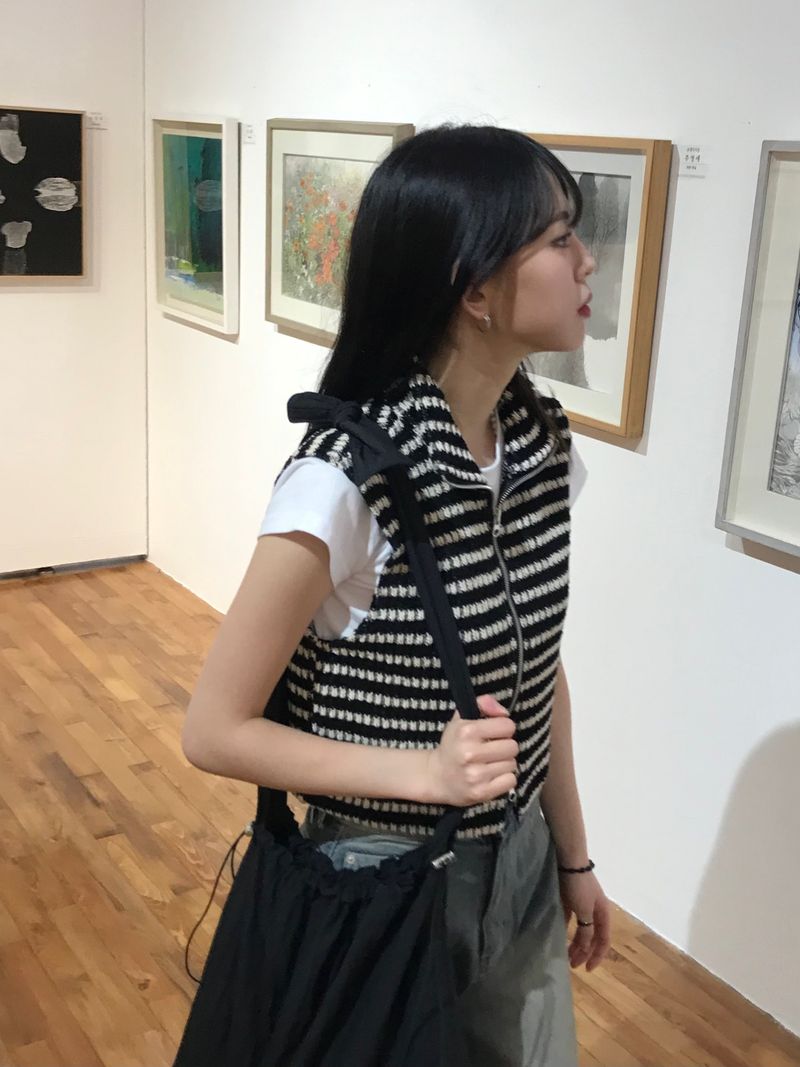 Nismo stripe knit vest