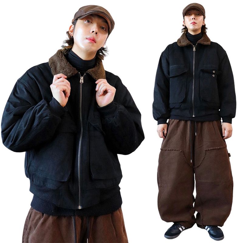 Oversized Out Pocket Wool Jumper