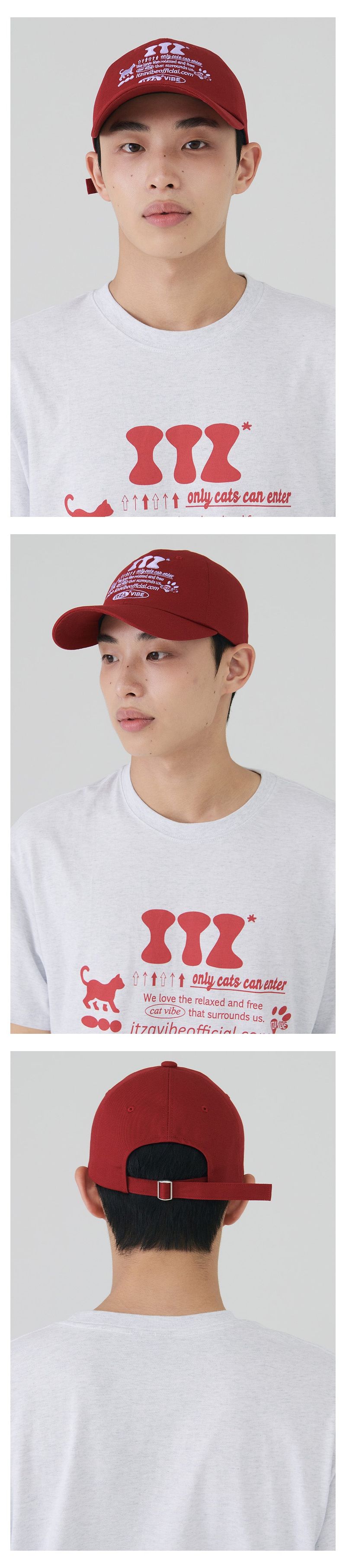 ITZ OFFICIAL LOGO BALL CAP - RED