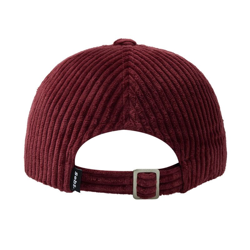 Sebs. CRODULOY ball cap-BURGUNDY
