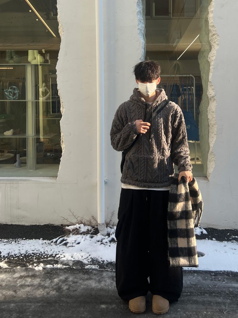 Fleece Cable Knit Hoodie (3 Colors)