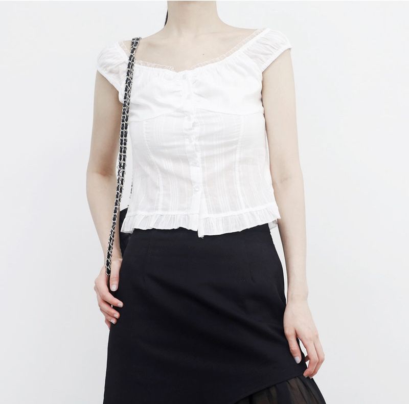NONCODE（ノンコード）の「Pythé lace shirt（Tops）」