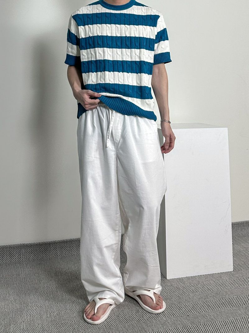 Los Linen wide pants