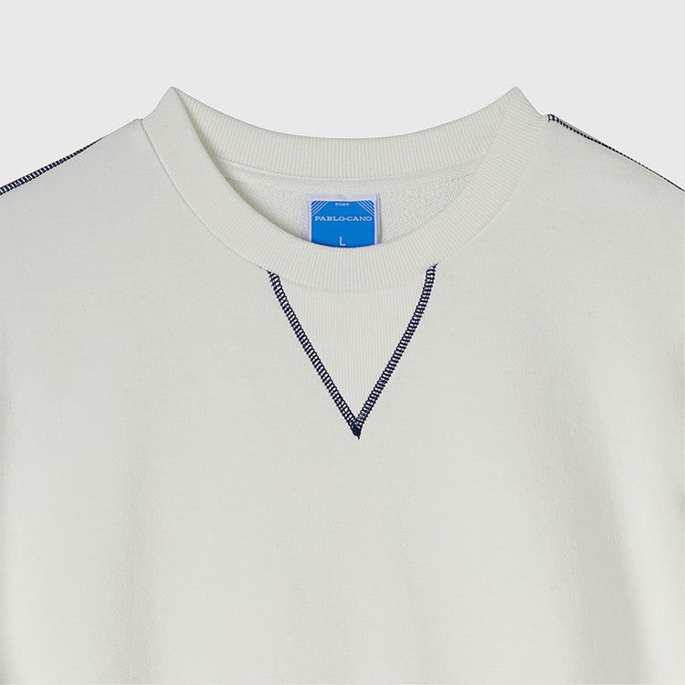 PABLO CANO WHITE SWEATSHIRT