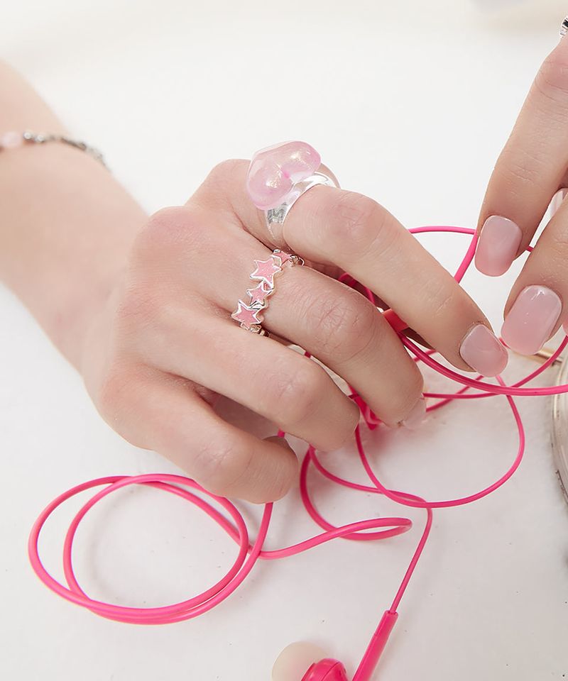 Glitter Star Ring