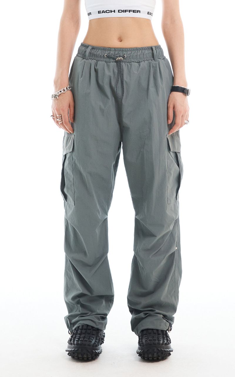 VOLUME CARGO PANTS_DARK GREEN