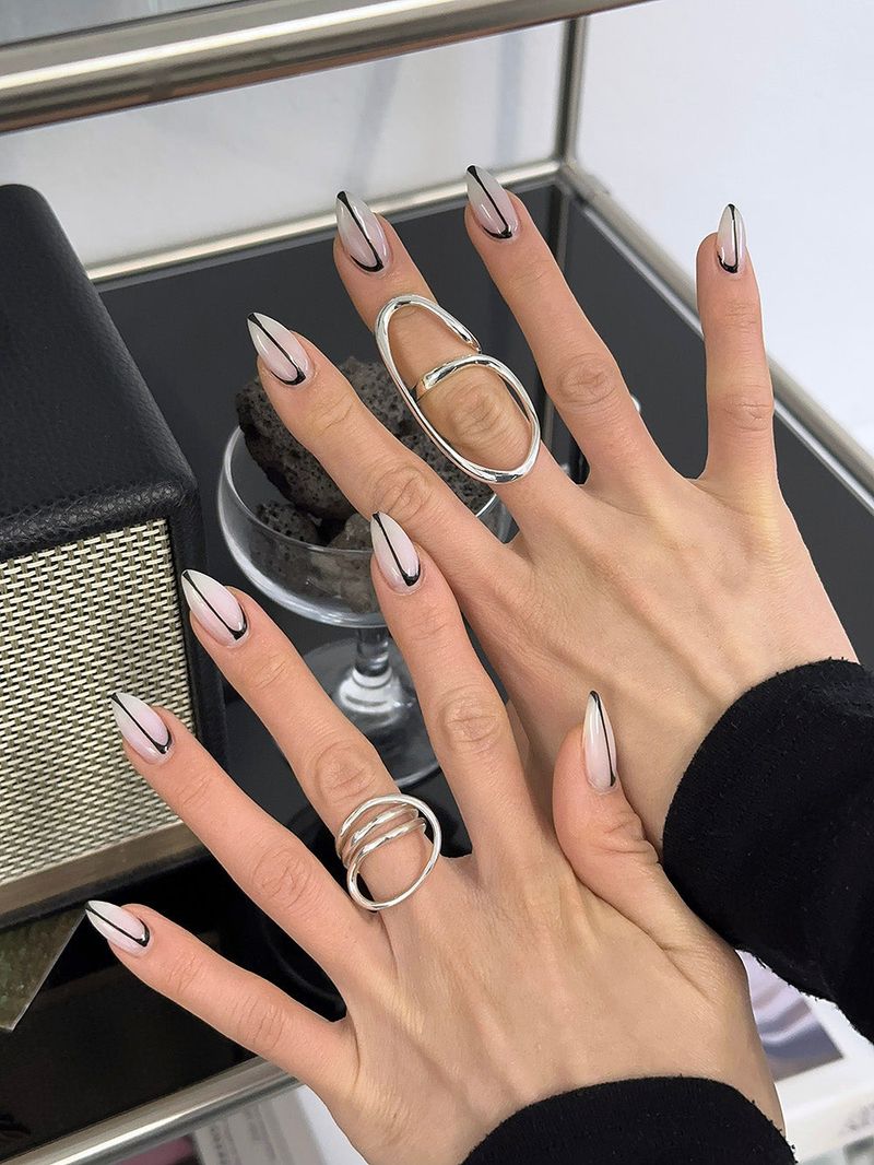 [925silver] Over turn ring