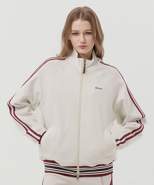 KIRSH（キルシー）の「PUNK TRACK ZIP UP [IVORY]（Tops）」