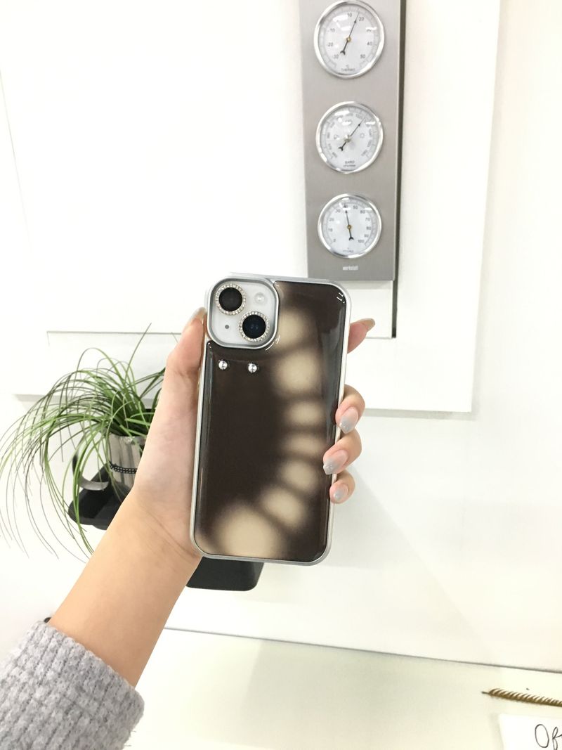 [MADE] PIERCING phone case_Khaki Brown