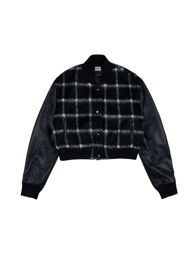 Crop Wool Rider Jacket