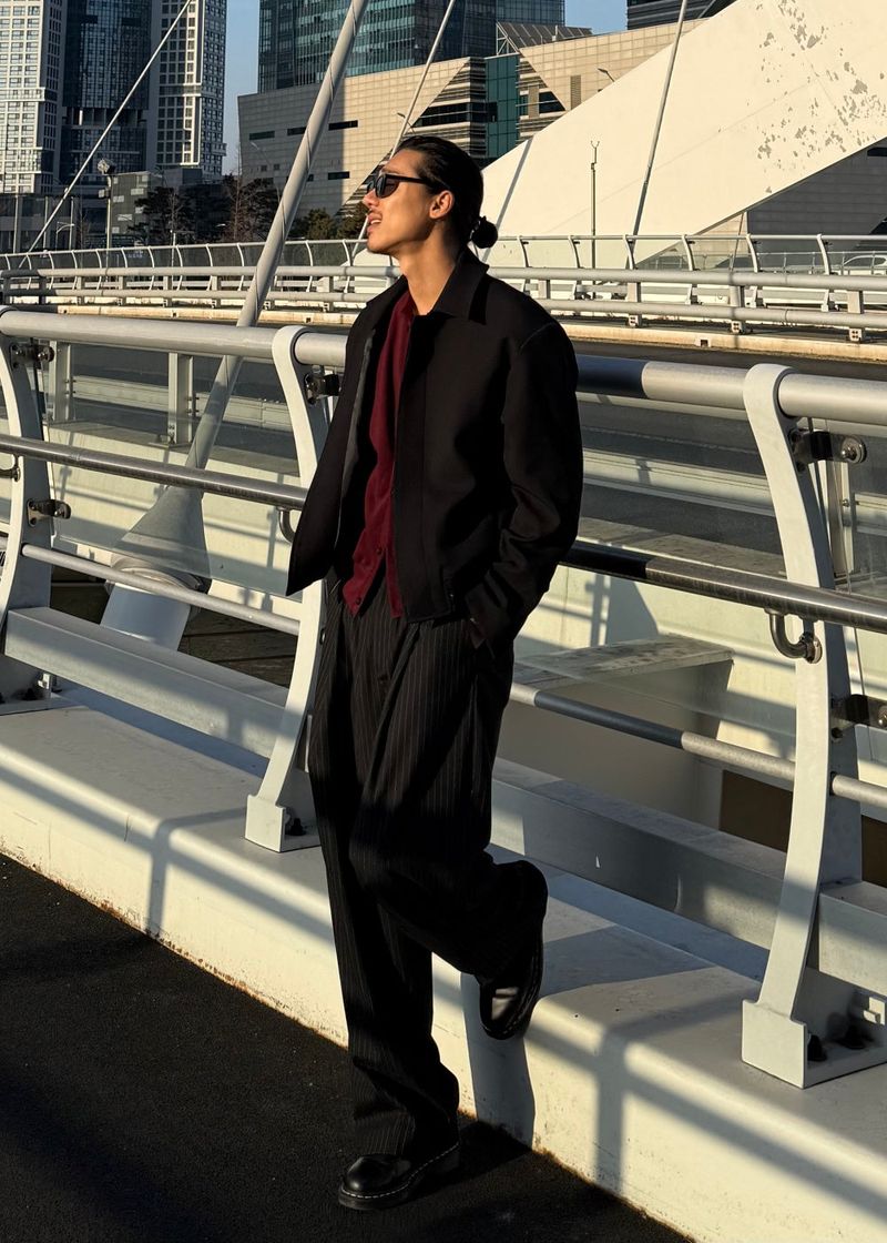 シングルクロップジャケット(3COLOR)