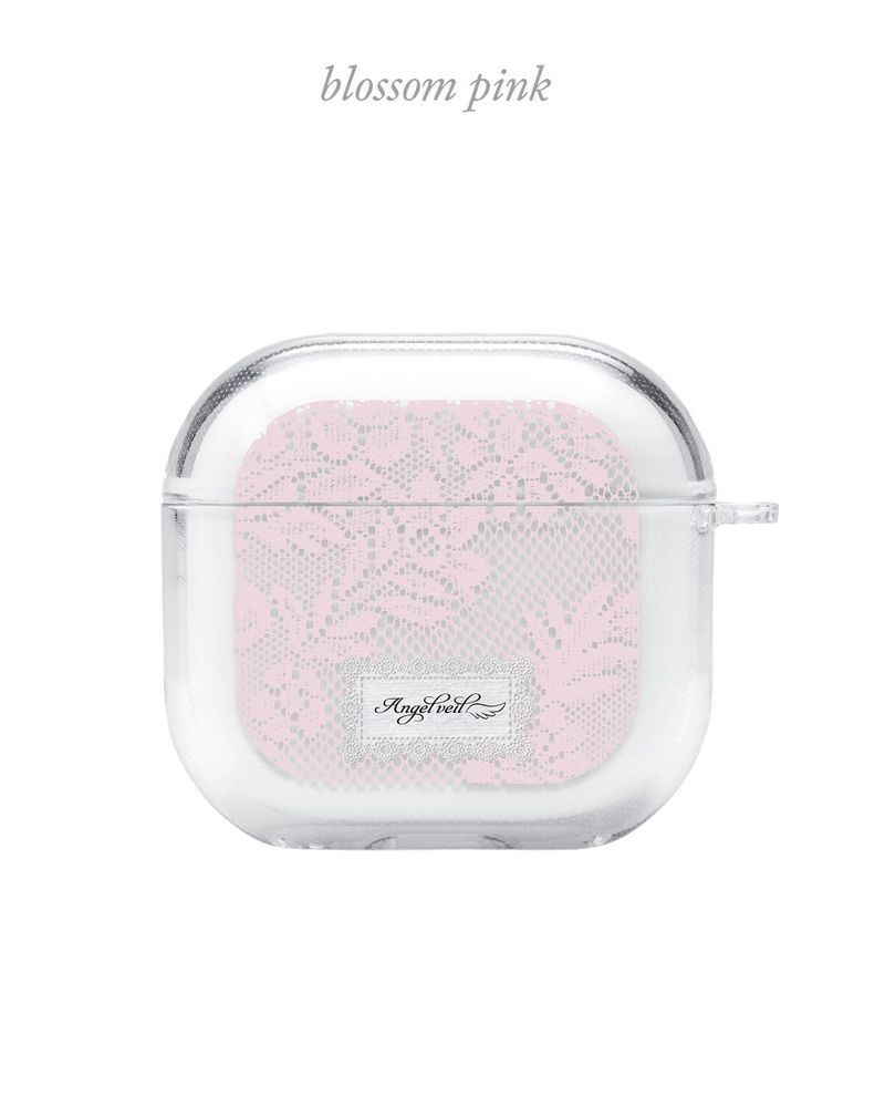 Angel Veil Lace AirPods Case rainbow