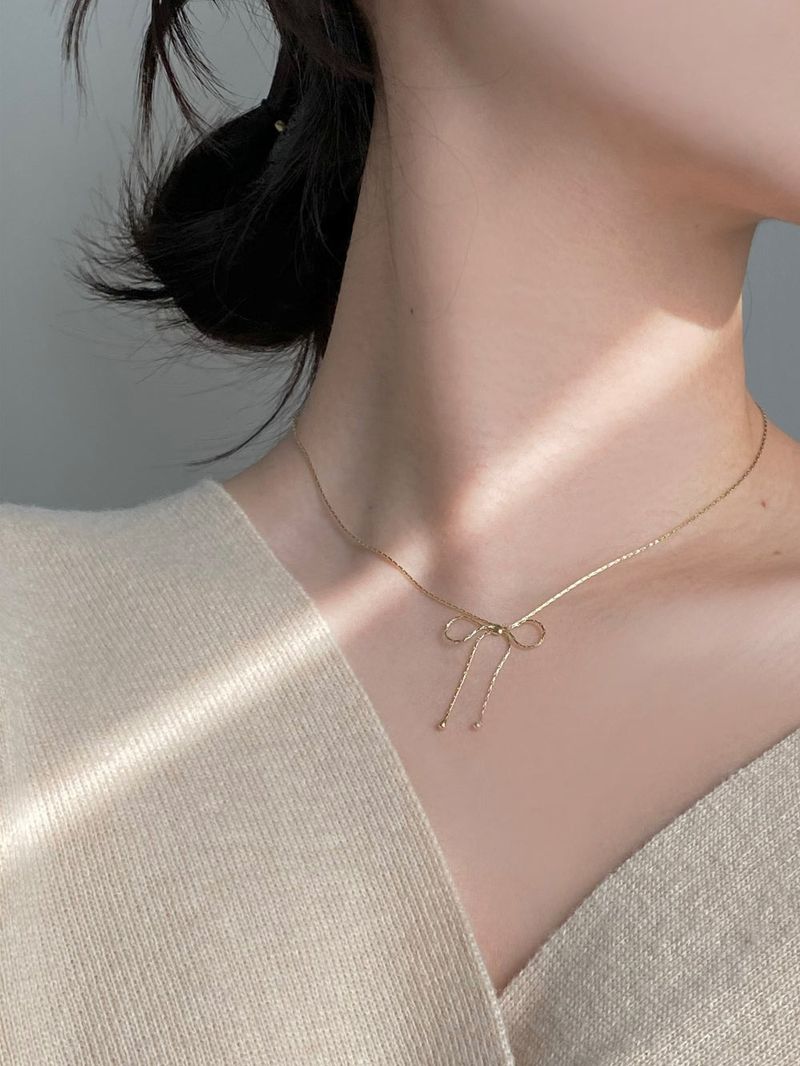 Blingmoon（ブリングムーン）の「Line ribbon choker / necklace / 2 colors（Accessories）」