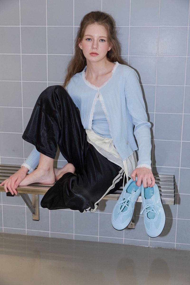 Nudge Lace Up Sneakers - Blue